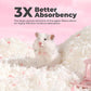 mini&moe Guinea Pig Bedding 25 Liters: Dust-Free and Odor Control Moisture Absorbent Natural Paper Small Pet Bedding - for Guinea Pigs, Hamsters, Rabbits, and Small Animal