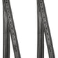 Exion FlexiStrong Stirrup Leathers for English Saddles – 1" Premium Calfskin with Nylon Core – Numbered Holes, Stainless Steel Buckles – Black/Brown – Horse Riding Gear (48"/120cm to 62"/155cm)