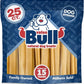 ValueBull USA Pig Skin Retriever Rolls, 6 Inch, Smoked, 25 Count - Premium USA Pork Hide Dog Chews, One-Piece, Easy Digestion, High Protein