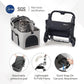 ibiyaya Essential – Travois Tri-Fold Pet Travel System for Medium Dogs, Cats, and More, 3 in 1 Dog Stroller with Detachable Carrier, XL Cabin (Taupe Gray)