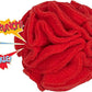 Puppy and Small Breed Snuffle Interactive Foraging Dog Puzzle Ball Toy Red with Crinkle