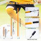 Speed & Agility Training Equipment-20ft Agility Ladder, 6 Poles, 12 Soccer Cones, Resistance Parachute, Jump Rope, Soccer Football Basketball Sport Training Set for Kids Youth Adults