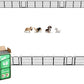 FXW Rollick Unleashed Dog Playpen for Indoor, Yard, RV Camping, 24 inch 48 Panels for Small and Puppy Dogs, Black│Patented