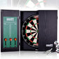All-in-One Dartgame Center with Self-Healing Sisal/Double-Sided Dartboard & Multifunctional Cabinet 6 Steeltip Darts and Mounting Kit Included
