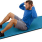 MICRODRY Deluxe Fitness Exercise Yoga Mat for Home & Gym, Extra Thick for High Impact Training, Multi Layered Skid Resistant Surface, Odor Neutralizing with Carrying Strap