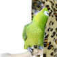 SIMENA Bird Blanket for Cage, Corner Fleece Bed for Birds, Cozy Bird Warmer, Parrot House for Cage, Cuddle Nest Hanging Toy for Lovebirds Parakeet (Yellow, Medium)