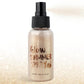 Glitter Spray for Hair and Body, Glitter Body Spray, Quick-Drying Waterproofing Body Shimmer Suitable for Festival Rave (Gold, 2.6 fl oz)