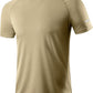 Boyzn 1, 3, 5 or 7 Pack Men's Workout Running Shirts, Dry Fit Moisture Wicking T-Shirt, Gym Athletic Short Sleeve Tee Shirts