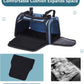 PETSFIT Dog Carrier for Small Dogs, Small Dogs Carrier Bag, Soft-Sided Pet Carrier with a Safety Leash for Pets Up to 25 Lbs (Large, Blue)