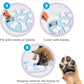 Outward Hound by Nina Ottosson Puppy Smart Treat Puzzle Enrichment Toy, Level 1 Beginner, Blue
