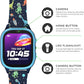 PlayZoom 4 Kids Smartwatch, Educational Tech Toy – 25+ Games, Selfie Camera, Audiobooks, Step Tracker, Water‑Resistant, Parental Controls, Long Battery, Ages 4‑12, Navy Dinosaurs