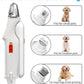 2 in 1 Dog Nail Clippers & Cat Nail Clippers Trimmers for Large Medium Small Dogs Cats Claw Trimmer Quick Sensor and Safety Guard USB Rechargeable Dogs Nail Trimmer with Catcher & 2 LED Lights