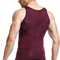 GKVK Mens Slimming Body Shaper Vest Shirt Abs Abdomen Slim