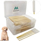 Dog Ear Cleaner Q Tips, 200pcs 6-Inch Long Cotton Swabs for Dogs - Biodegradable Qtips for Ear Cleaning, Infection Treatment, Wax Removal & Pet Care