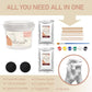 Hand Casting Kit, Anniversary Couples Gifts Casting Kit,Hand Mold Kit Couples, Hand Mold Kit Couple with Base, Couple 1 Year Anniversary, Bridal Shower, Wedding Gifts Plaster Hand Mold Casting Kits