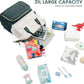 LOVEVOOK Diaper Bag Backpack, Baby Bag with Changing Station, Large Diaper Backpack for Moms Dads, Waterproof Leather Accents Baby Boy and Girl Bag for Travel Baby Essentials, Dark Green-Beige