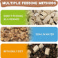 Freeze Dried Raw Cat and Dog Treats, Healthy Limited Ingredient Duck Cube Weight Control Traing Treats for Small Dogs Cats (Duck)
