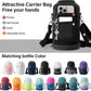 Insulated Water Bottle | Thickened Stainless Steel Vacuum Metal | Portable Sports Half Gallon Large Water Jug for Gym and Hiking with Straw, Carrier Bag, Handle Strap | BPA-Free 64 oz