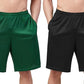 DEVOPS Men's 2-Pack Loose-Fit 10" Workout Gym Shorts with Pockets