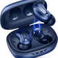 Sleep Earbuds, Mini ANC Wireless Earbuds Bluetooth 5.4 Headphones Deep Bass Stereo, 48H Playtime Ear Buds, 4 ENC Noise Cancelling Mic, In Ear IP7 Waterproof Earphones for Side Sleepers,Touch Control