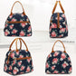 FlowFly Insulated Lunch Cooler Bag - Tote Bag Organizer for Women/Men, Rose