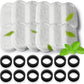 Cat Water Fountain Filters,24 Pack Cat Fountain Replacement Filters for Stainless Steel 67oz/2L Adjustable Water Flow Pet Water Fountain,Dog Water Fountain (12+12 Pack)