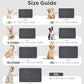Made4Pets Dog Crate Pad Bed for Large Dogs, Washable & Reversible, Anti-Slip Kennel Mat for Cozy Sleeping, Soft Fluffy Dog Bed for Indoor & Outdoor Use, 44"x32", Dark Gray