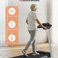 Folding Treadmill with Incline, 3.0 HP Quiet Treadmills for Home, 350 lbs Weight Capacity & 7.6 MPH, Incline Treadmill with Pulse Sensor and Bluetooth Speaker, Wide Belt, App, LED Display