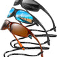FAGUMA Polarized Sports Sunglasses For Men Cycling Driving Fishing UV400 Protection