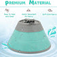 Cat Cone Collar Soft to Stop Licking, Adjustable, Foldable Lightweight Kitten Cones After Surgery Recovery for Cats & Kittens, Cat Cone Alternative (Solid Green, S)