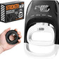 Grip Strength Tester & Trainer 2-in-1 Combo Set-Digital Hand Dynamometer with LCD Display, Max 400lb/180kg Capacity, Resistance Ring with Ergonomic Design for Sports, Gym, Home & Rehab