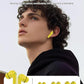 Wireless Earbuds, Bluetooth 5.4 Headphones Bass Stereo, Ear Buds with Noise Cancelling Mic, IP7 Waterproof in Ear Earphones, 36H LED Display Bluetooth Earbuds for Laptop Pad Phones Sports, Yellow