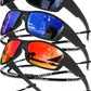 Polarized Sports Sunglasses Men UV400 Protection Lightweight Wrap Around Goggles for Cycling Fishing Driving Running