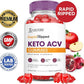 (10 Pack) Rapid Ripped Keto ACV Gummies Advanced Formula 1000MG Rapidripped Keto Gummies Apple Cider Vinegar Formulated with Pomegranate Beet Juice Powder B12 Vegan Non GMO 600 Gummys