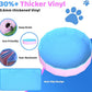 2025 Updated Foldable Dog Pool, 39.5" x 12" Kiddie Pool with Hard Plastic, Non-Slip Dog Bath Tub for Outdoor Backyard, Collapsible Dog Swimming Pool for Kids Dogs Pets (Pink)