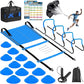 Soccer Training Equipment, Agility Speed Training Set with 20ft Speed Ladder, 12 Cones, 4 Adjustable Hurdles, Jump Rope, Parachute | Ideal for Basketball, Football Practise, for Kids, Youth, Adults