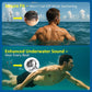 Bone Conduction Swimming Headphones – IP68 Waterproof Bluetooth 5.3 Open-Ear with 32GB MP3 Player, Swim Training Headset for Pool & Open Water, Blue