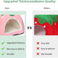 Guinea Pig Hideout Bed Rabbit House Cave Accessories Cozy Hide-Out for Bunny Hedgehog Ferret Chinchilla&Other Small Animals