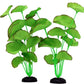 2-Pack 12 Inch Aquarium Silk Aquarium Plants, Artificial Plastic Plant for Small Tank, Goldfish, Fish Hides (Green B, 12 Inch)