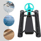 Snow Racer Sled, Ski Sled Slider Board with Steering Wheel, Twin Brakes, Anti-Slip Pedal, Snow Sled for Kids