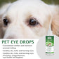 Dog Eye Drops, Eye Cleaner for Dogs & Cats Supports Eyes Infection Relief, Redness & Allergy Eyes Relief, Remove Tear Stain & Eye Debris - Pet Eye Gentle Care Supplement Cats Drops for Eyes - 2 fl oz…
