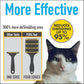 FUR4 deShedding Tool for Short Hair Cats - Innovative Cat Grooming Brush with 4 Composite Carbon Fiber Edges for Effective Fur Removal - Cat Hair Deshedder Brush for a Comfortable Grooming Experience
