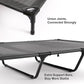 petizer 48" Elevated Dog Bed for Extra Large Dogs, Outdoor Dog Cot Bed Waterproof, Raised Cooling Pet Bed, Washable Breathable XXL Dog Bed with Supporting Bars - Up to 200 LBs, Indestructible, X-Large