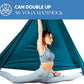 Aerial Silks Starter Kit - Durable 9 Yards of Aerial Yoga Hammock with Hardware & Guide - Aerial Swing for Acrobatic Flying Yoga & All Levels (Aerial Rigging Point Up to 13ft)