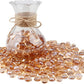 0.96LB Glass Beads Vase Filler Aquarium Gravel Decor Flat Glass Marbles Gems Pebbles Fish Tank Rocks Home Decorative Art Craft - Champagne