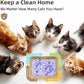 LaSyL Premium Crystal Cat Litter - 34.4 lb, Four Months Lasting - Superior Odor Control & Absorption, Non-Clumping, Low Tracking Silica Gel Safe for Pet, White & Blue (8 Bags of 4.3 lb)