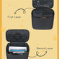 Pet Grooming Bag, Dog Cat Grooming Supplies Organizer Bag Pet Hair Removal Trimming Cleaning Tool Kit Storage Bag (Black)