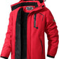 Men's Ski Jacket Warm Winter Snow Coat Waterproof Mountain Windbreaker Snowboarding Jacket Hooded for Hiking Traval
