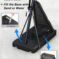 Basketball Hoop Outdoor with 44/54 Inch Shatterproof Backboard, 5.25-10FT Height Portable Basketball Hoop with Sandbag, Adjustable Basketball Goal System