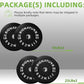 Olympic Bumper Plates Set, 2" Weight Plates for Strength Training & Weightlifting, Paris or Set or Set with Barbell, Multiple Options